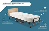 Jay-Be Crown Premier Folding Bed with Deep Sprung Mattress - Single, Black JAY-BE