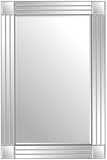 Silver Triple Bevelled Venetian Wall Mirror 3Ft X 2Ft (91cm X 61cm) DEKEAN