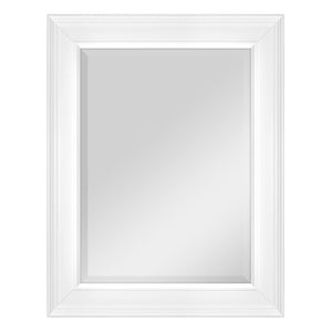 MCS 20450 Beveled Mirror with 21.5 x 27.5-Inch Frame, White, 15.5 x 21.5-Inch MCS