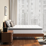 Vesgantti 4FT6 Double Mattress, 10.6 Inch Pocket Sprung Mattress Double with Breathable Foam and Individually Pocket Spring - Medium, Upgraded Pillow Top Collection Vesgantti