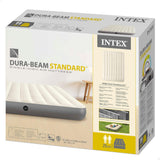 Intex Unisex Queen Dura-Beam Series Single High Luftbett, Taupe/Grey, California King Intex