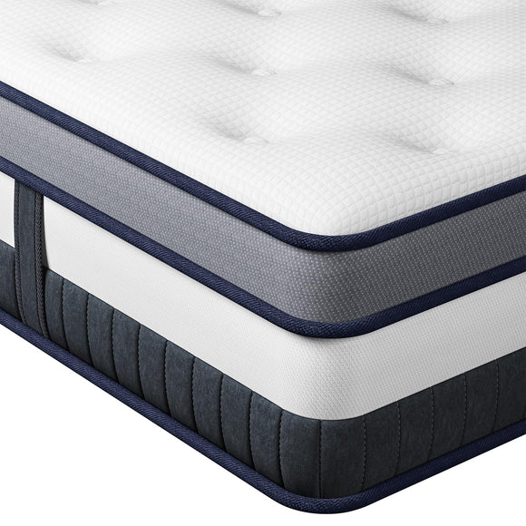 Vesgantti 5FT King Size Mattress, 11 Inch Pocket Sprung Mattress King Size with Breathable Foam and Individually Pocket Spring - Medium, Luxury Box Top Collection Vesgantti