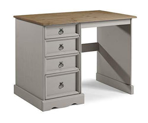 Mercers Furniture Corona Grey Wax Dressing Table - We Love Our Beds