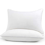 HIMOON Bed Pillows Breathable Cotton Cover for Side Stomach Back Sleepers - We Love Our Beds