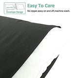 NTBAY Microfibre Plain Pillowcases Soft Anti Wrinkle and Stain Resistant - We Love Our Beds