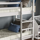 Vida Designs Milan Bunk Bed With Ladder, Kids Twin Sleeper - We Love Our Beds