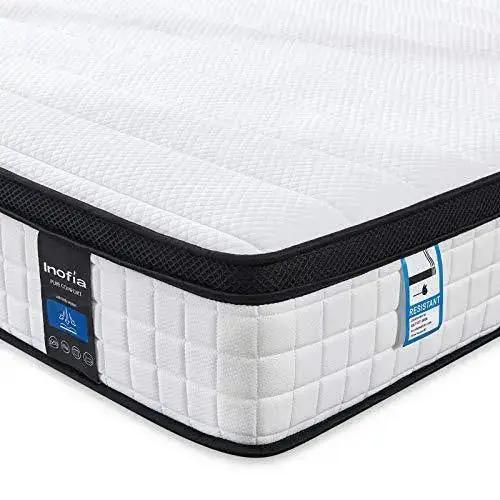 Inofia Double Memory Foam Sprung Mattress 10.6 Inch Deep - We Love Our Beds