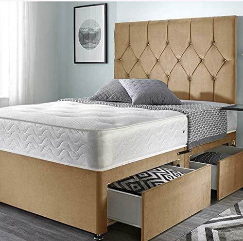 Ghost Beds Haniya Plush Divan Bed With Memory Sprung Mattress - We Love Our Beds