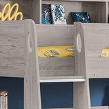 Happy Beds Orion Wooden Bunk Bed Twin Sleeper with Under bed Storage - We Love Our Beds