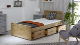 Amani 3ft Single Captain Cabin Storage Solid Pine Bed Frame - We Love Our Beds