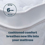 Silentnight Airmax 600 Mattress Topper in White - We Love Our Beds