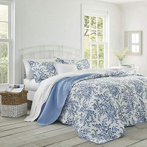 Laura Ashley Bedford Cotton Reversible Quilt Duvet Set - We Love Our Beds