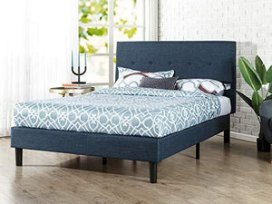 Zinus Omkaram Upholstered Platform Bed With Wood Slat Support - We Love Our Beds