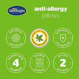 Silentnight Anti-Allergy Bacterial Pillows in White, Pack of 4 - We Love Our Beds