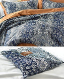 Eikei Damask Medallion Luxury Duvet Quilt Cover Boho Paisley Print - We Love Our Beds